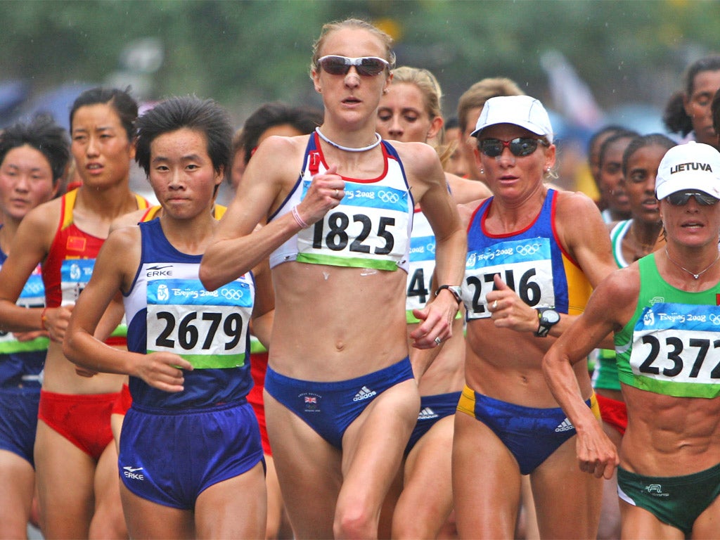 Paula Radcliffe's chances of making the marathon are rated 50-50