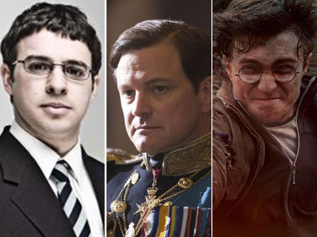 The top three grossing films in the UK were Harry Potter and the Deathly Hallows: Part 2, The King's Speech and The Inbetweeners Movie