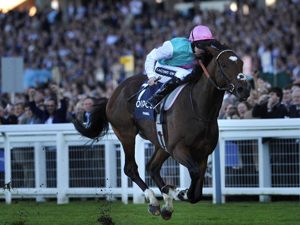 Only seven rivals have stood their ground against Frankel