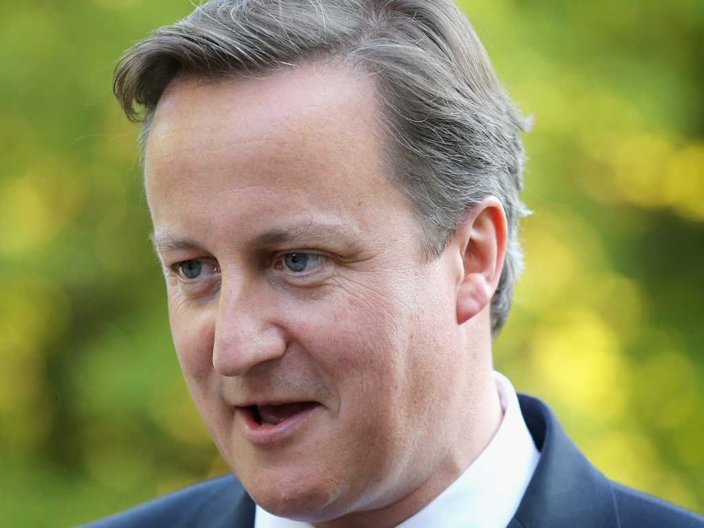 David Cameron said the country must show the world 'the best of Britain' over the next two weeks