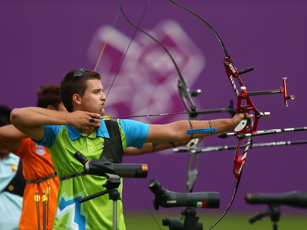 Friday 27 September: A view of the archery at Lord's