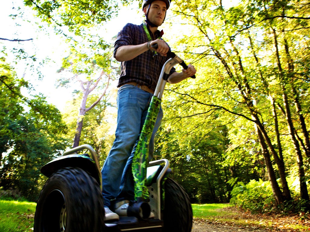 Wood for the trees: Go Ape's Segways in Sherwood Forest