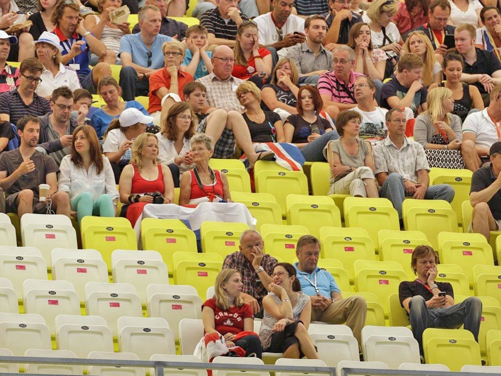 Swimming heats, Aquatics Centre