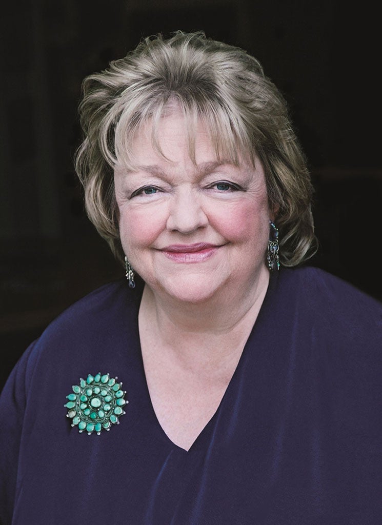 The author Maeve Binchy who has died aged 72.