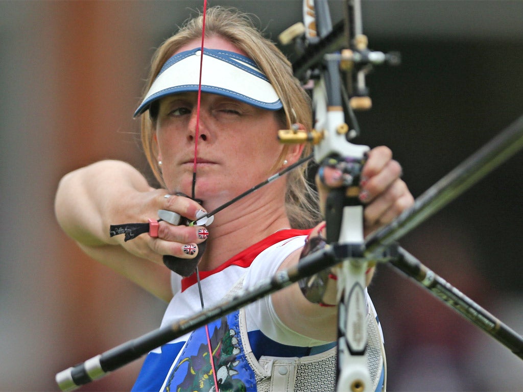 9AM - Archery: Naomi Folkard of GB takes aim in the Women's individual archery at Lord's Cricket Ground
