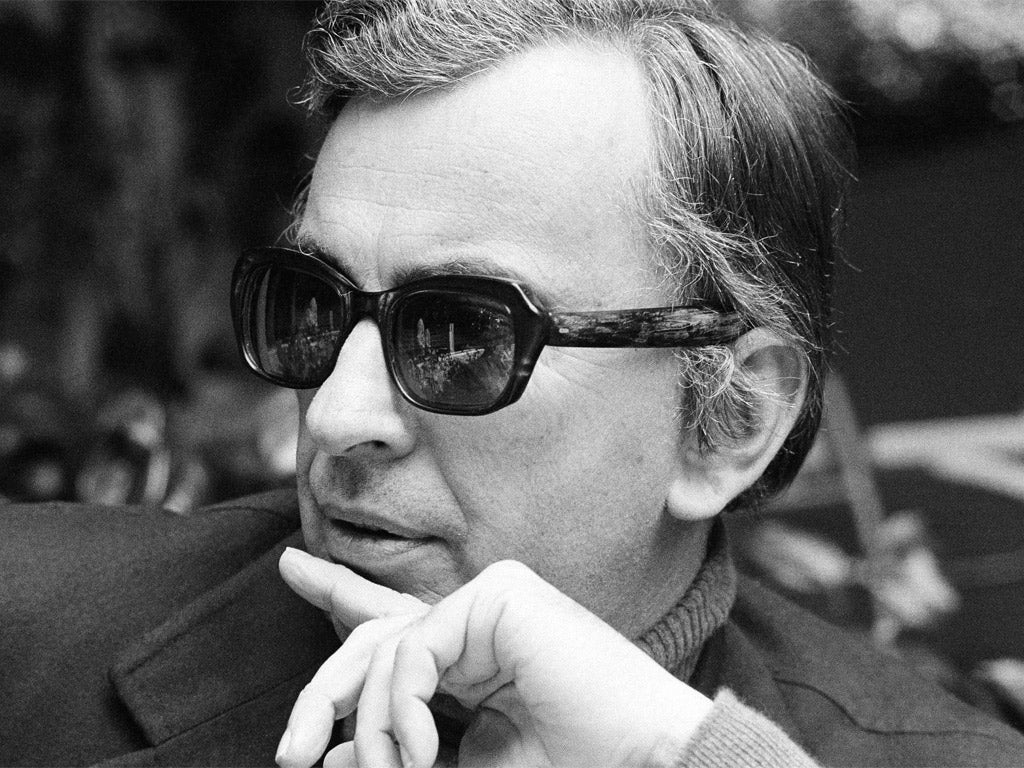 Gore Vidal pictured in Los Angeles in 1974