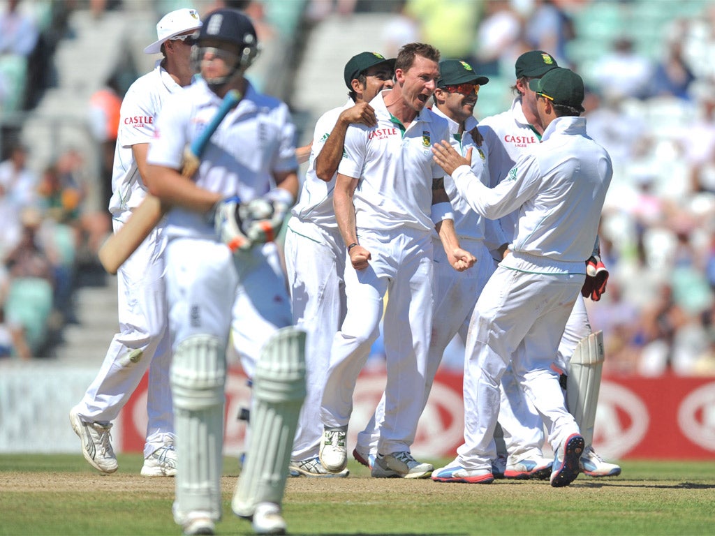 Dismissed by my old Bears team-mate Dale Steyn at The Oval