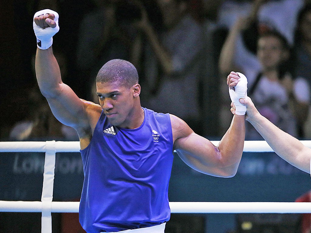 Rising star Anthony Joshua