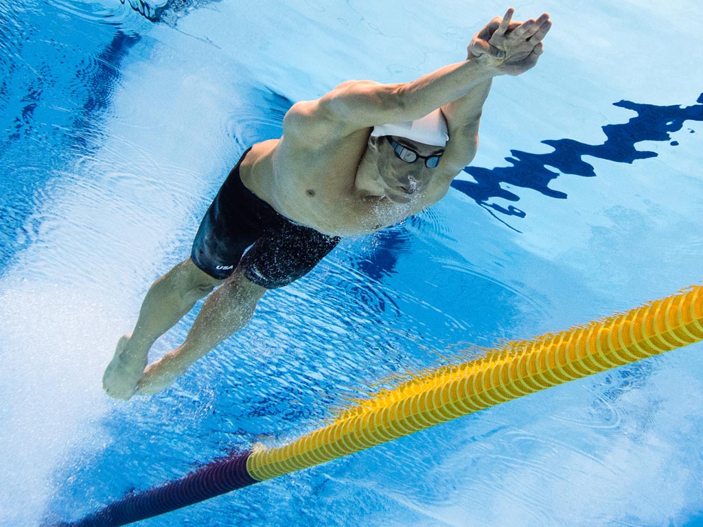 August 2, 2012: Michael Phelps beats his old rival Milorad Cavic at the London Olympics to book his place in the semi-finals of the men's 100 metres butterfly