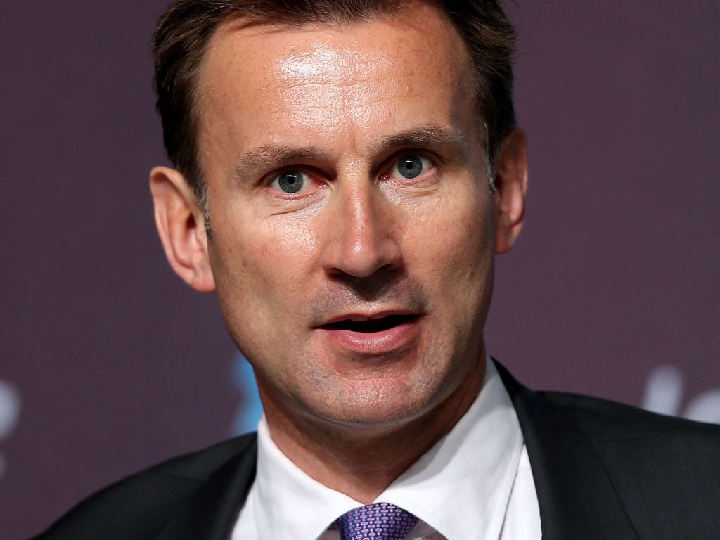 Culture Secretary Jeremy Hunt has dismissed claims that the Olympics has turned the West End into ghost town