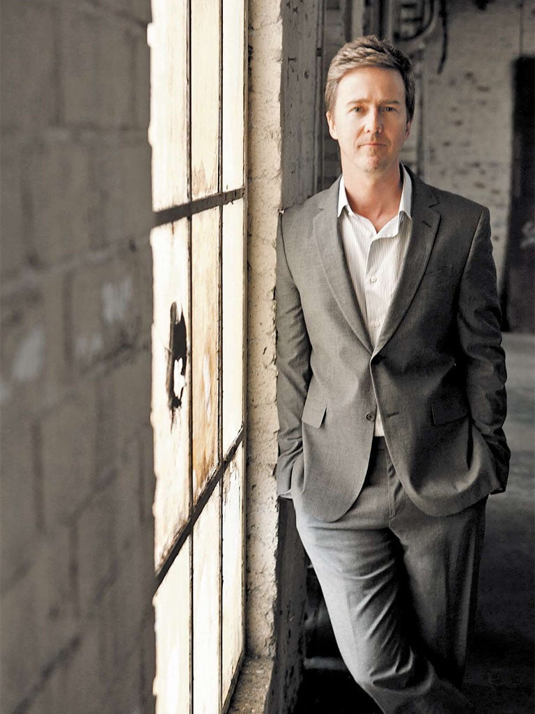 In the light: Edward Norton