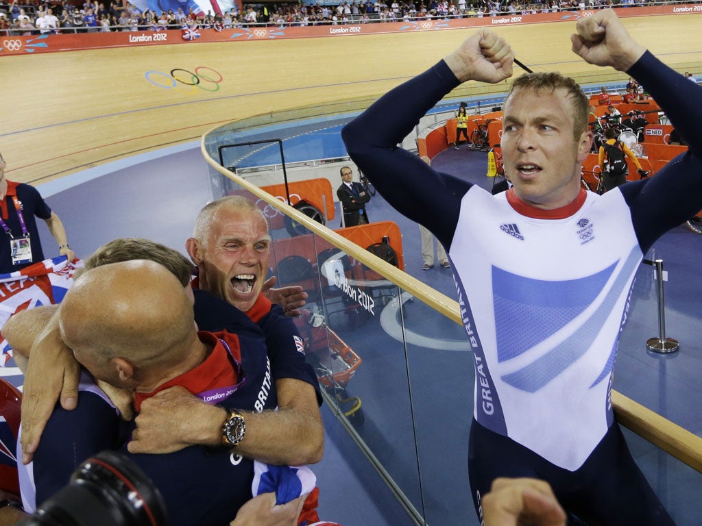 Joy for Sir Chris Hoy