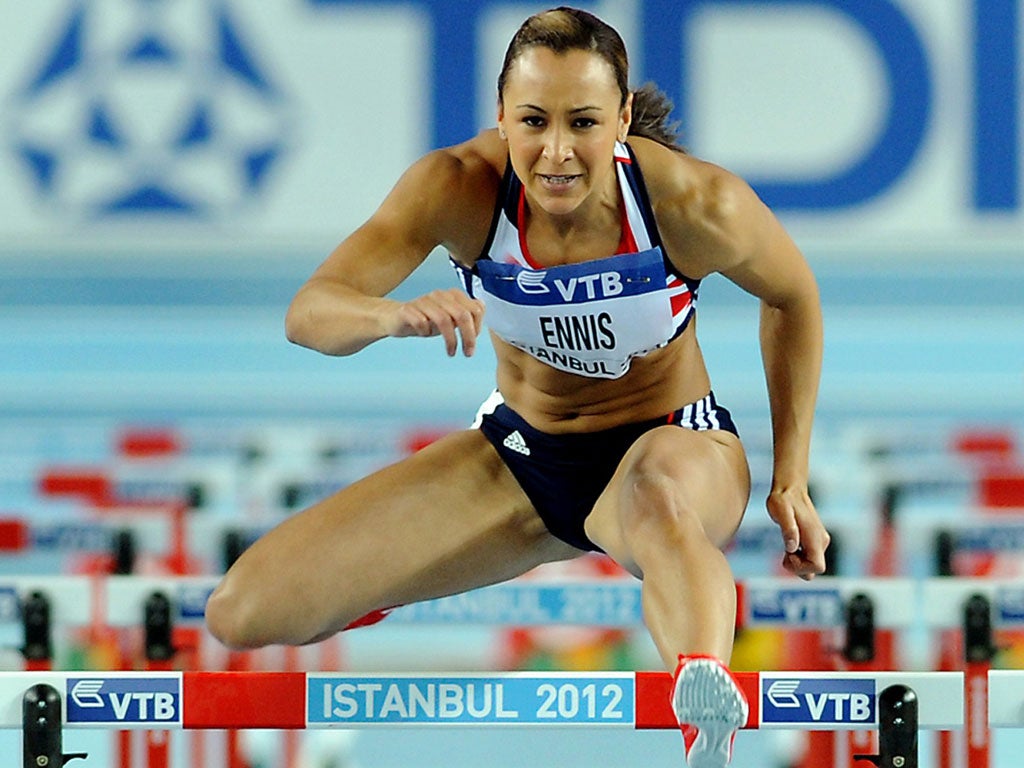 <b>100m hurdles</b>
<br />Ennis is a world-class hurdler. She beat British record holder Tiffany Porter at the trials, and has beaten former world indoor champion Lolo Jones several times. It is a perfect vehicle for her natural speed and the power she has in her quadriceps.
