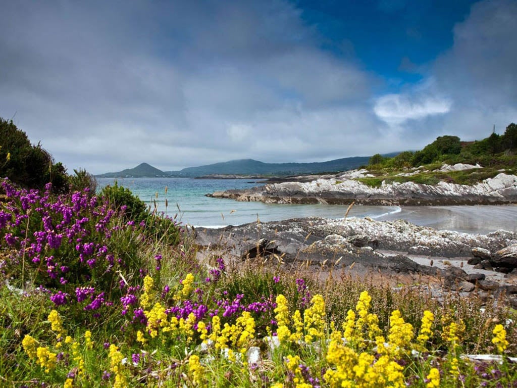 Still waters: A beach near Killarney