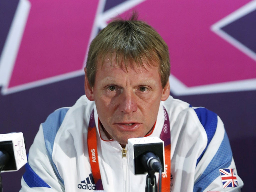 Stuart Pearce: The GB coach leads his team out against South Korea tonight