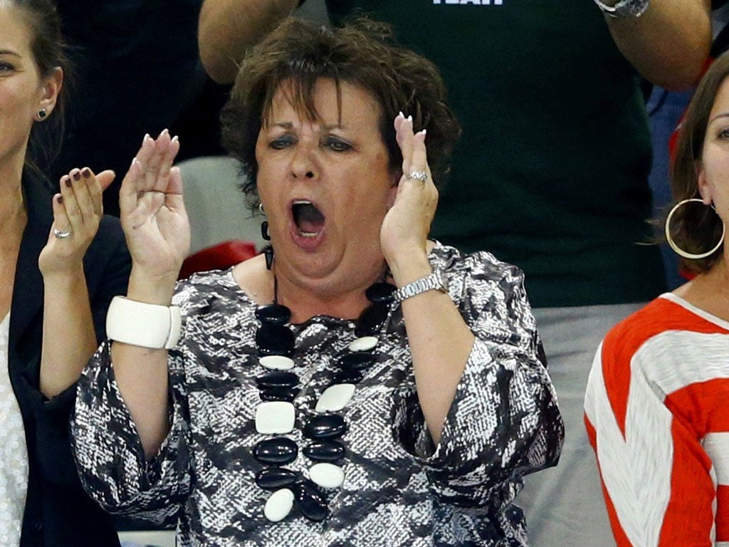 Michael Phelps' mother could win the prize for Best Olympic Mum