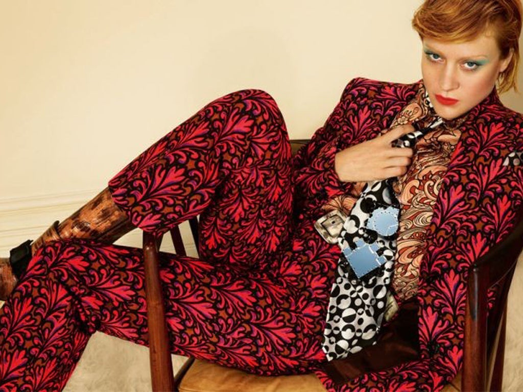 Sevigny stars in the new Miu Miu campaign