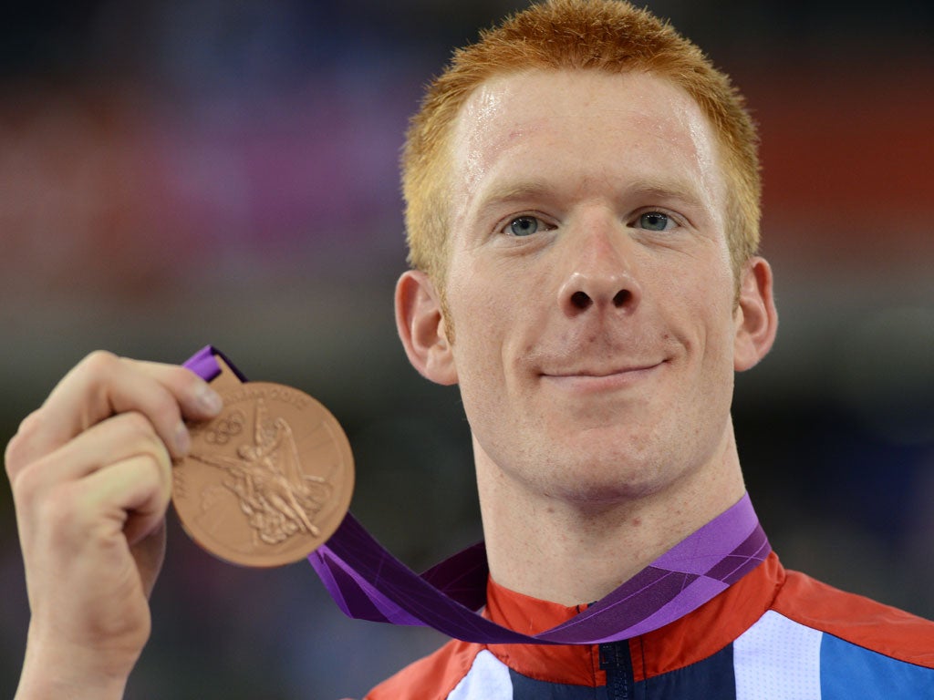 Ed Clancy won bronze for the men's cycling omnium on day nine of the Olympics