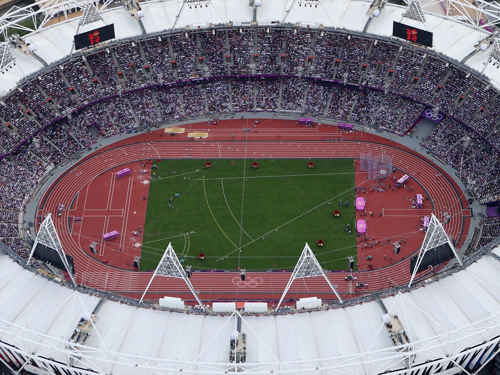 The Olympic Stadium, the new home of West Ham