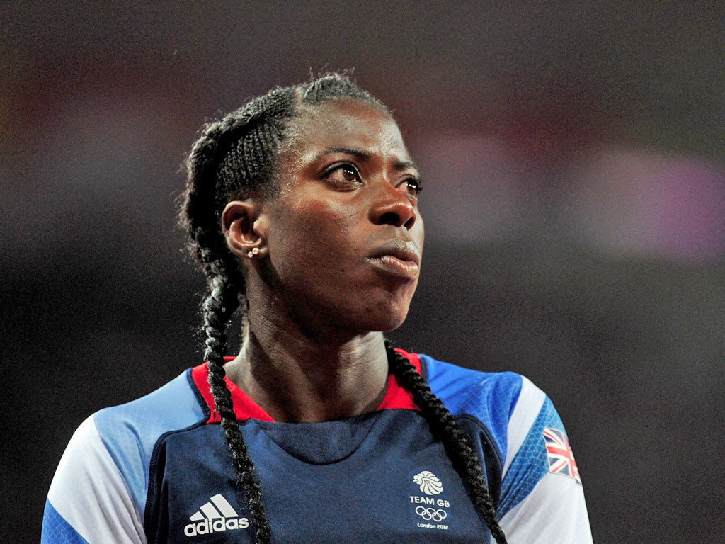 Silver medallist Christine Ohuruogu