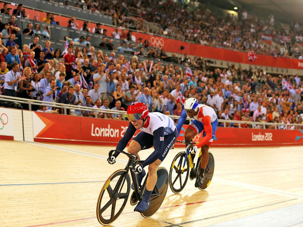 Jason Kenny wins sprint gold medal after defeating Gregory Bauge