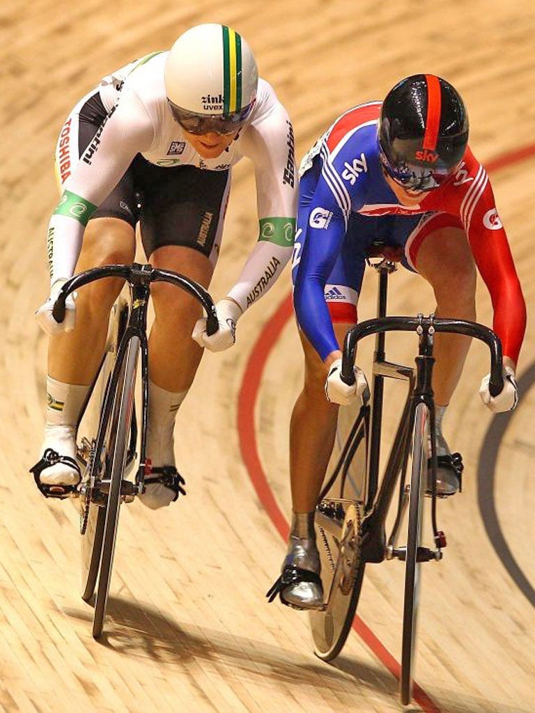 Britain’s Pendleton beats Australia’s Meares in last April’s World
