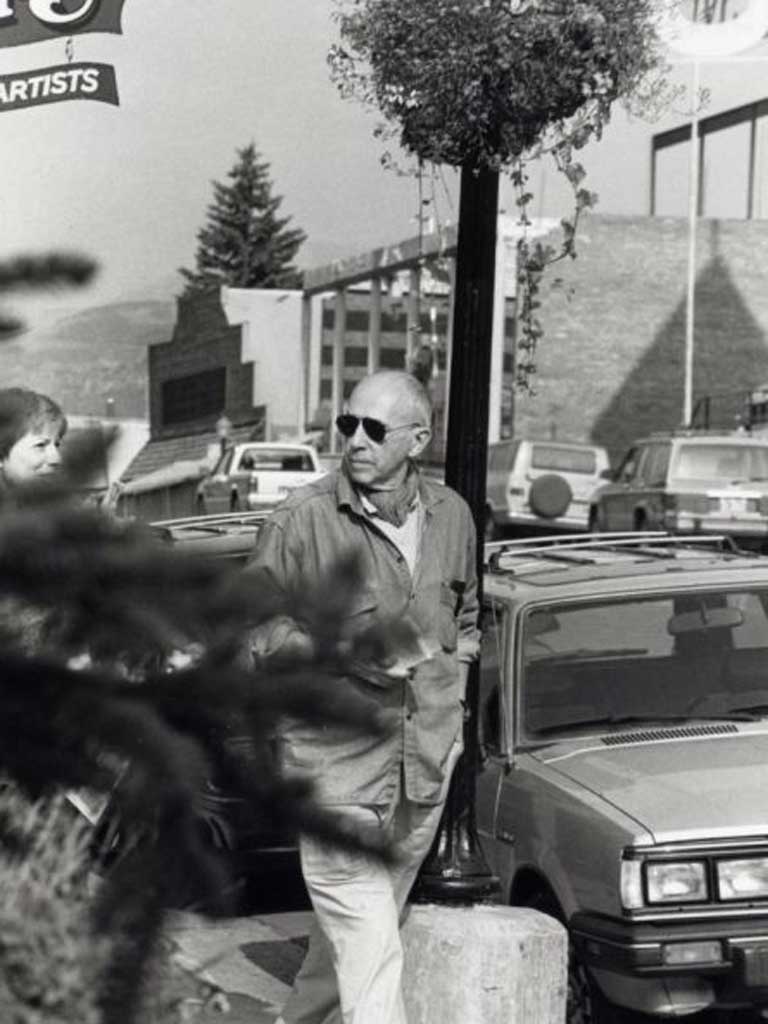 Enigmatic: Marker at the Telluride film festival in 1987