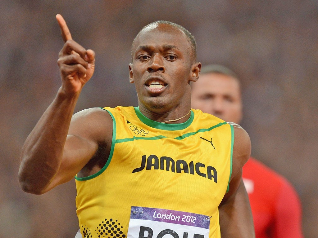 The fastest man in the world Usain Bolt wants to play for Manchester United one day