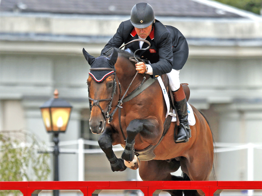 Nick Skelton finished in joint fifth place