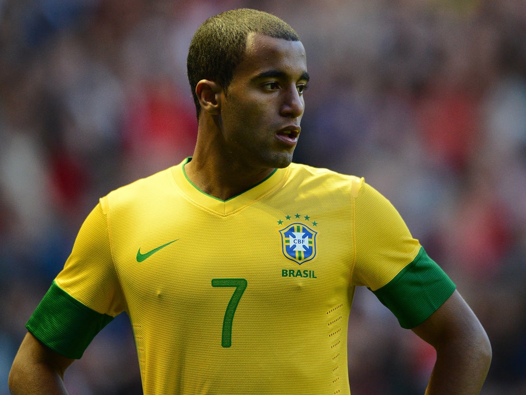 Lucas Moura of Brazil