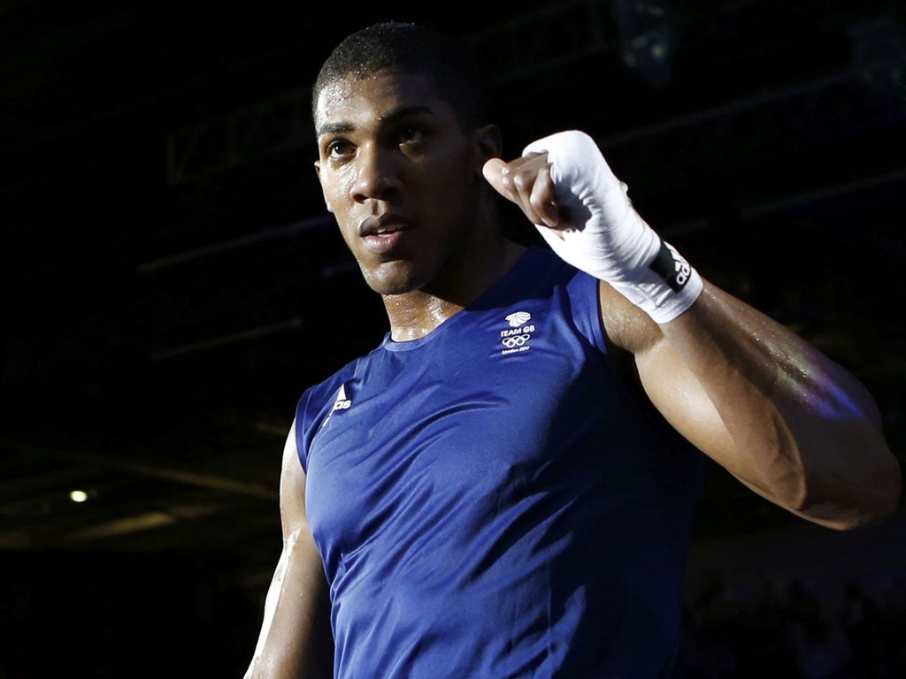 Anthony Joshua: The 22-year-old fights in the super-heavyweight semi-final