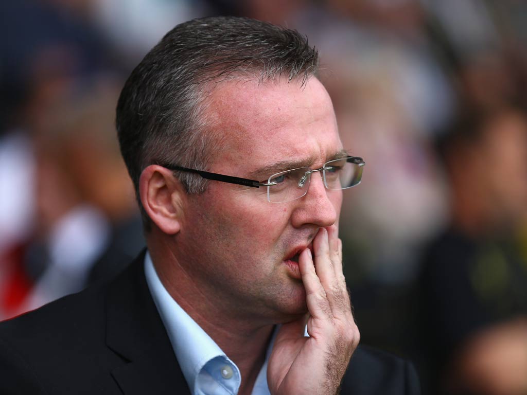 Aston Villa manager Paul Lambert