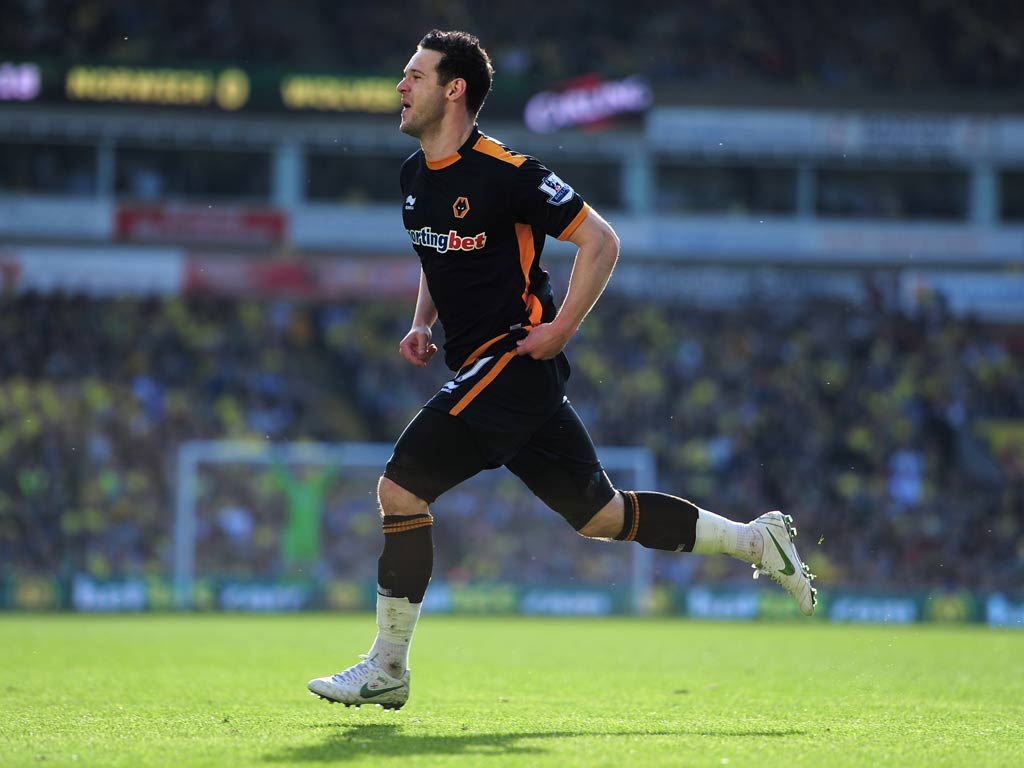 Wolves winger Matt Jarvis