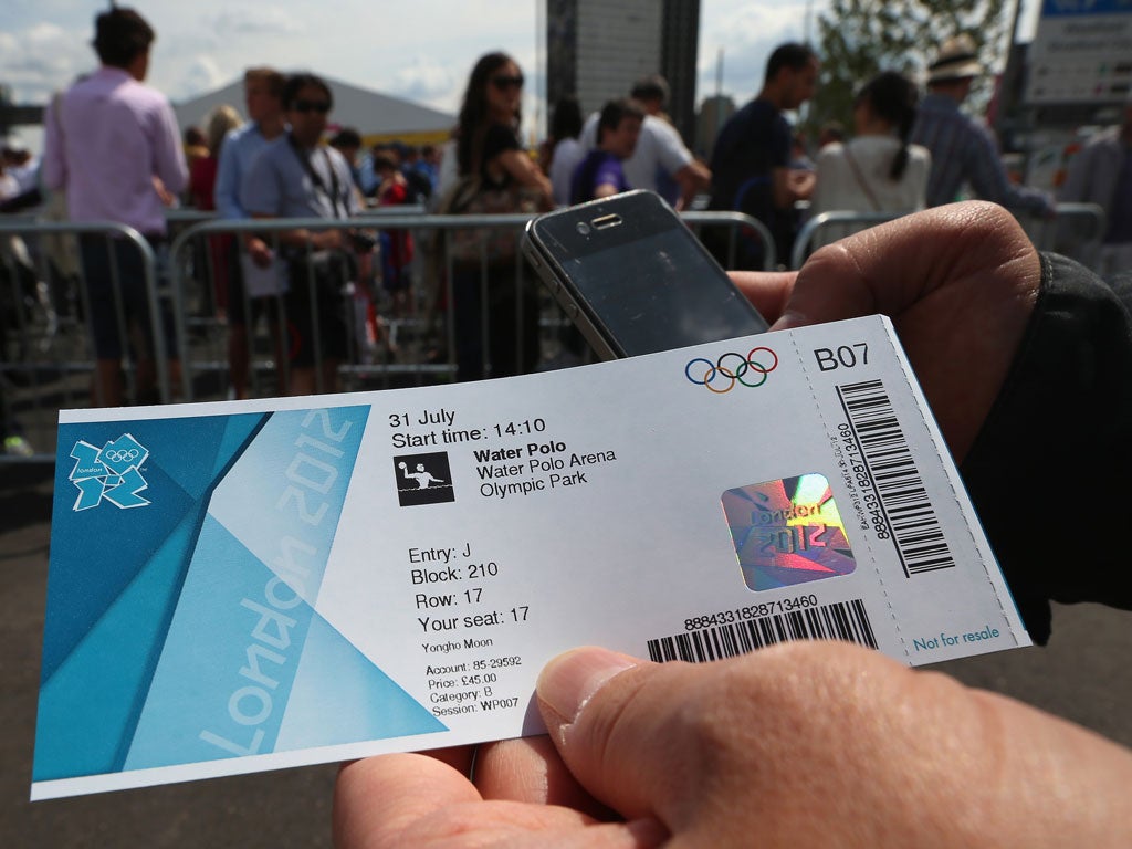 An Olympics fan who lost his ticket to the Games has been reunited with it thanks to the power of Twitter