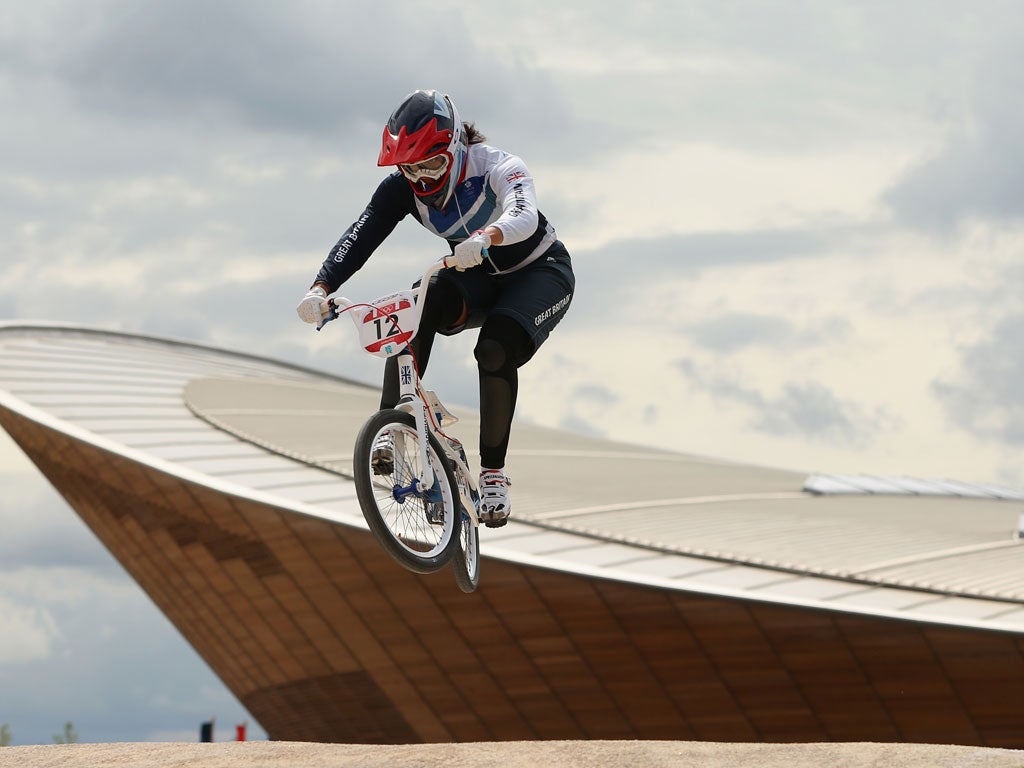 Shanaze Reade riding for Great Britain