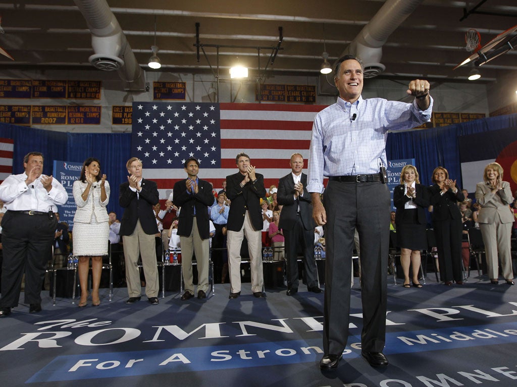 Mitt Romney, who begins a tour of battleground states today, must name his running mate before the party convention in two weeks