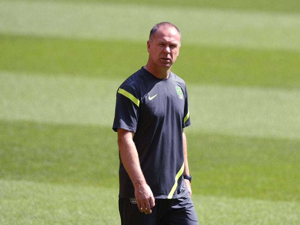 The coach Mano Menezes carries the hopes of a nation as Brazil go for their first football gold