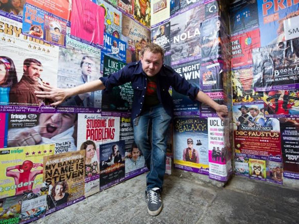 Former teacher Mark Grist stands his ground at the Edinburgh Fringe