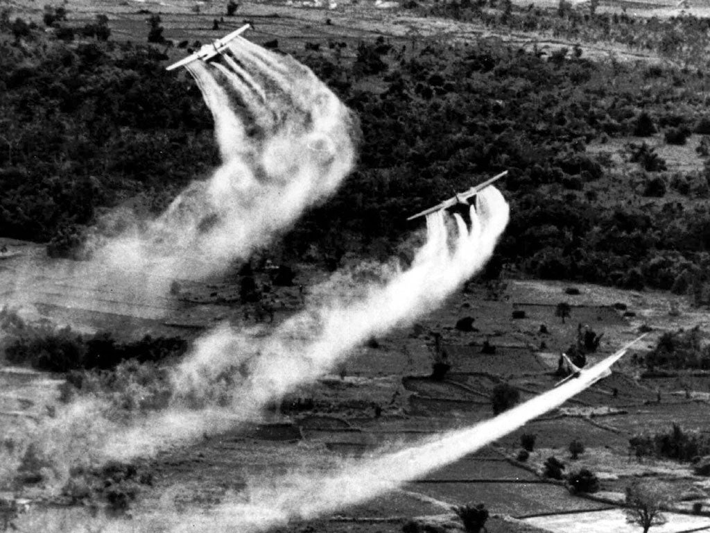 US planes drop Agent Orange in 1966