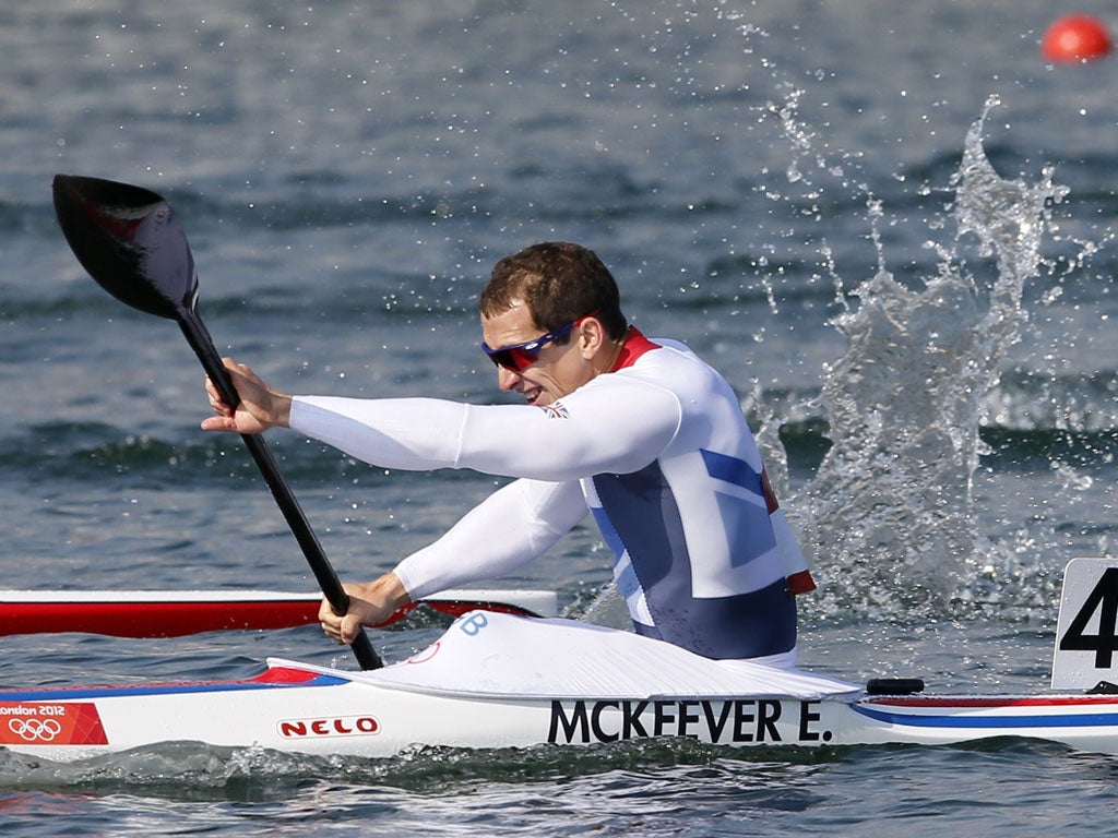 Blade runner: Great Britain's Ed McKeever powers to victory in the 200m men's final