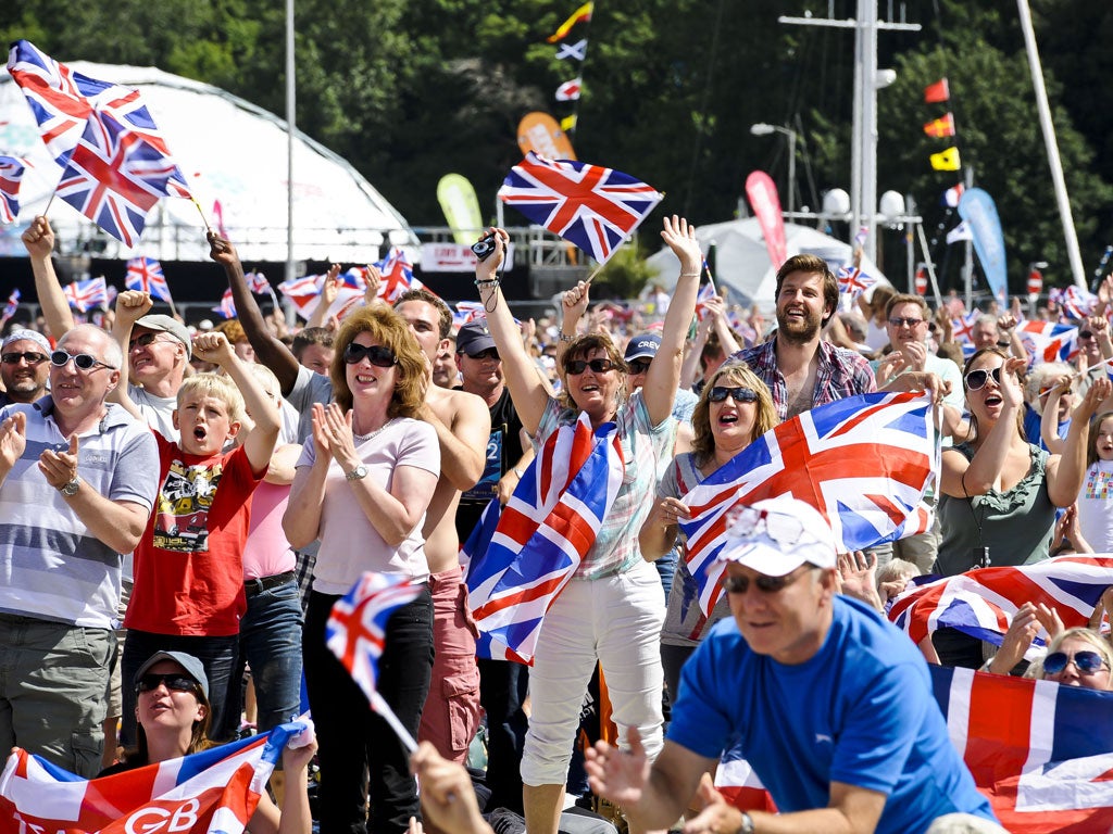 Simply the best: Olympic crowds cheer with un-British abandon