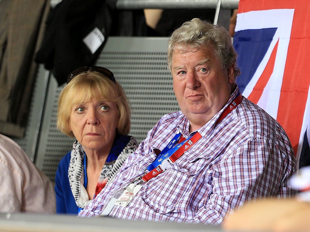 <b>A-Hoy there, Mum!</b>
<br />Chris Hoy's mother, Carol, could hardly bear to watch as her lad became the most successful British Olympian of all time. Her expression as she watched his triumph in the keirin said everything about the emotional exhaustion family members go through: one moment cheering and waving, the next shielding her eyes, too terrified even to look. The keirin is a dangerous event, and Hoy revealed afterwards that his mum always tells him to be safe. We love you, Carol!