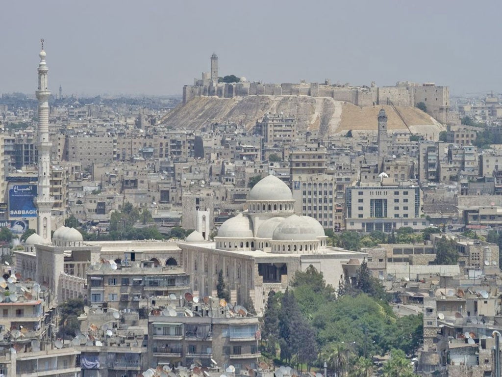 The citadel rises above the city