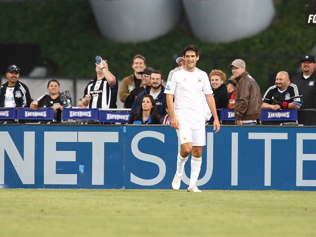 Swansea City forward Danny Graham