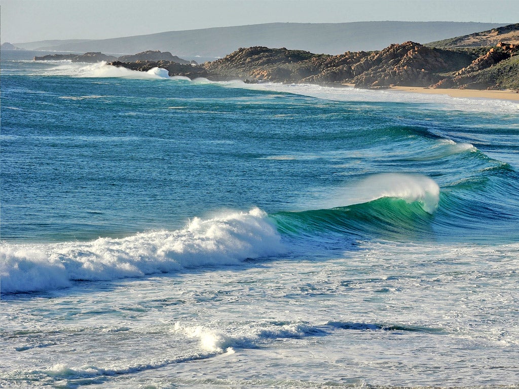 Injidup Beach in the south-west corner of Western Australia