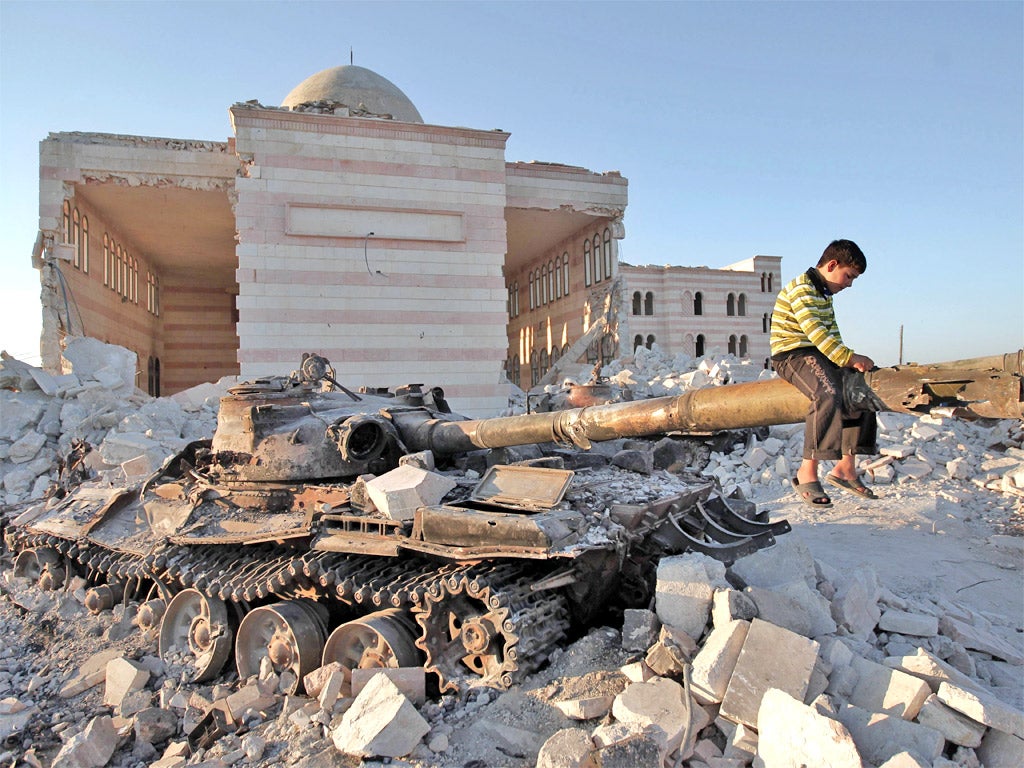 Azaz, north of Aleppo, has come under intense bombardment