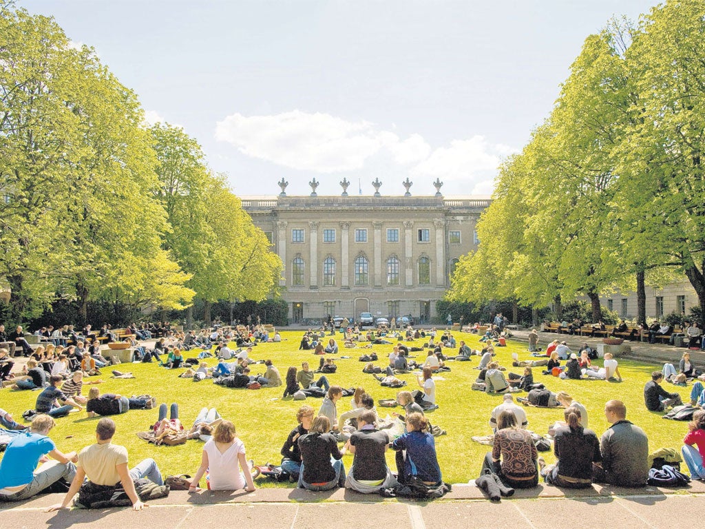 German cities are a popular destination for UK students