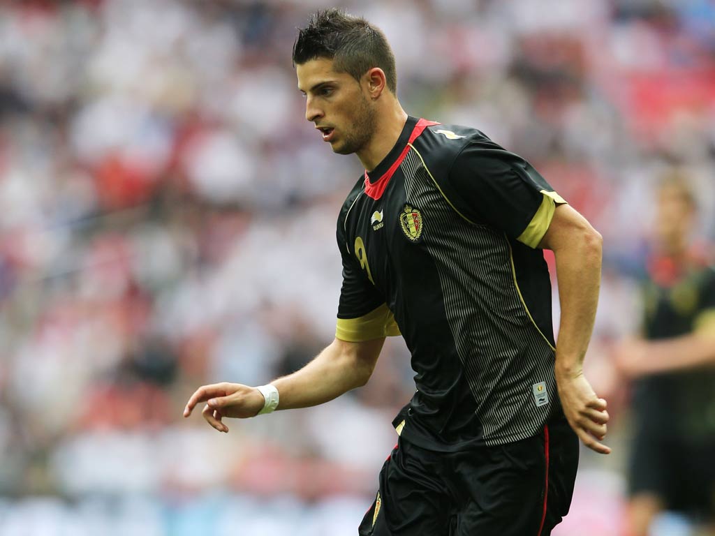 Kevin Mirallas in action for Belgium