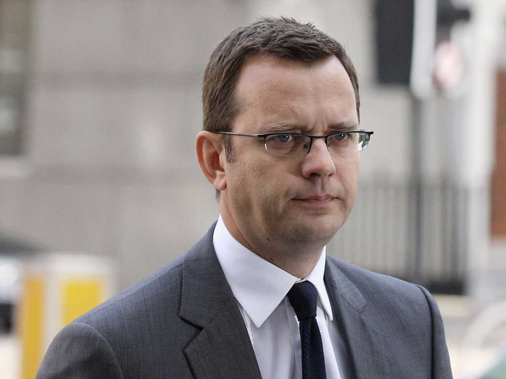 Andy Coulson pleaded not guilty to one charge of conspiring with others to intercept mobile phone voicemail messages between 3 October 2000 and 9 August 2006