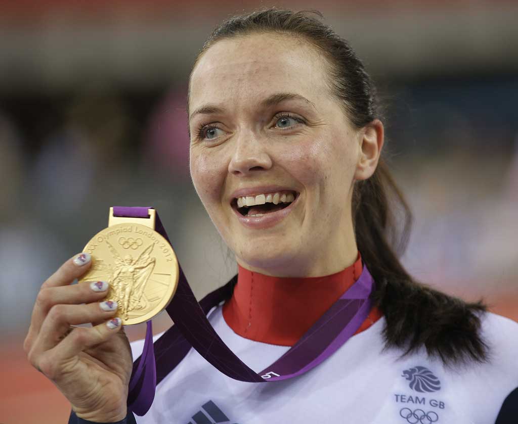 Golden girl: Cycling star Victoria Pendleton